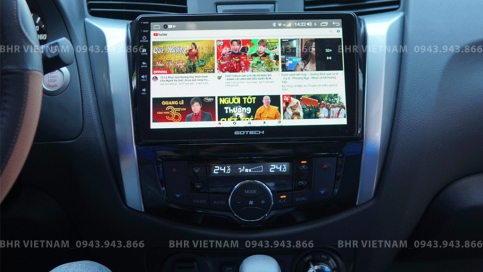 Màn hình DVD Android liền camera 360 Nissan Navara 2021 - nay | Gotech GT360